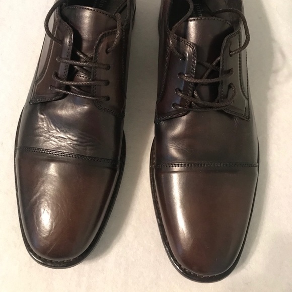 New John Varvatos Irving Paneled Captoe Size 10 - Picture 4 of 4